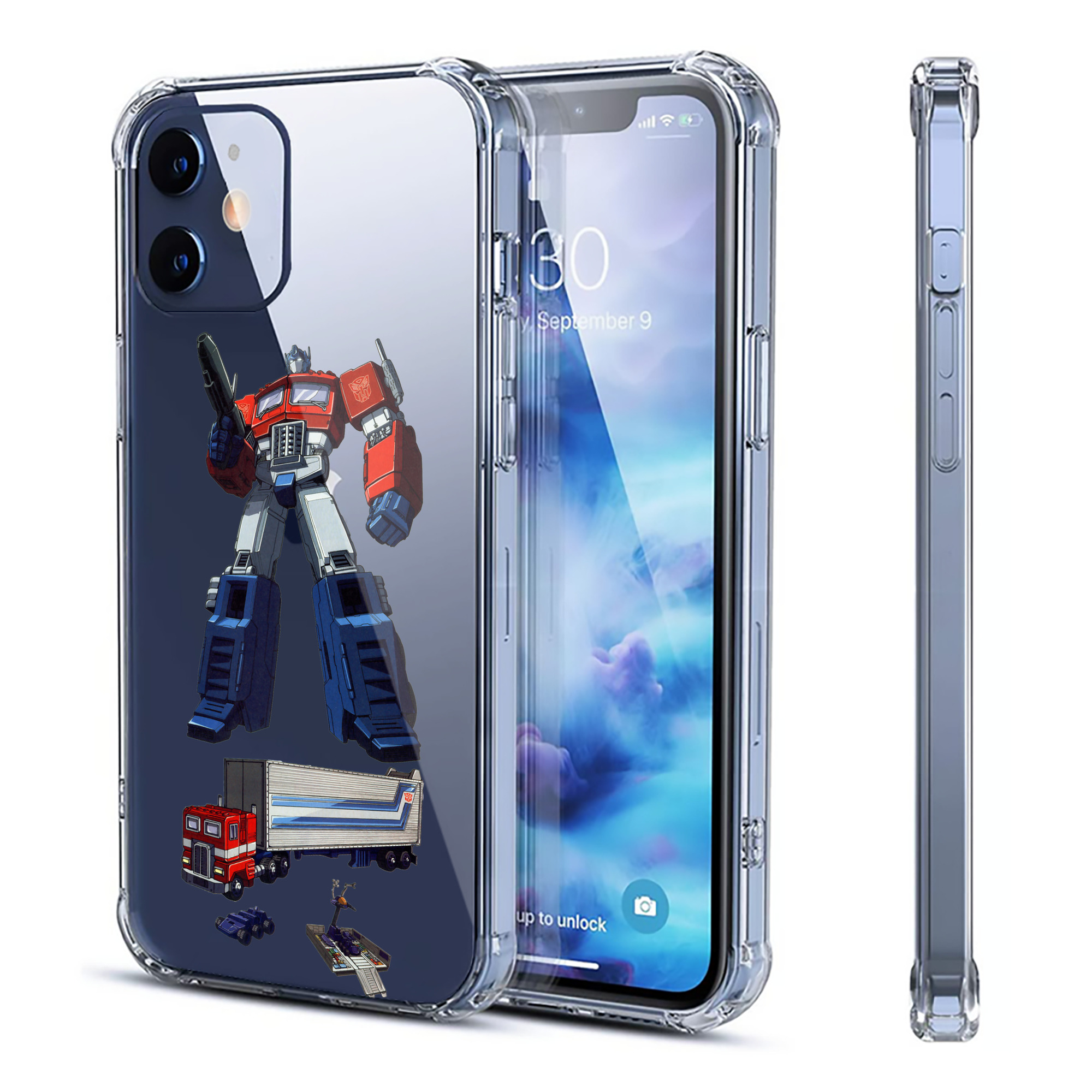 （画像用）  【iPhone 12シリーズ対応】透明スマホケース（クリアソフトケース）
